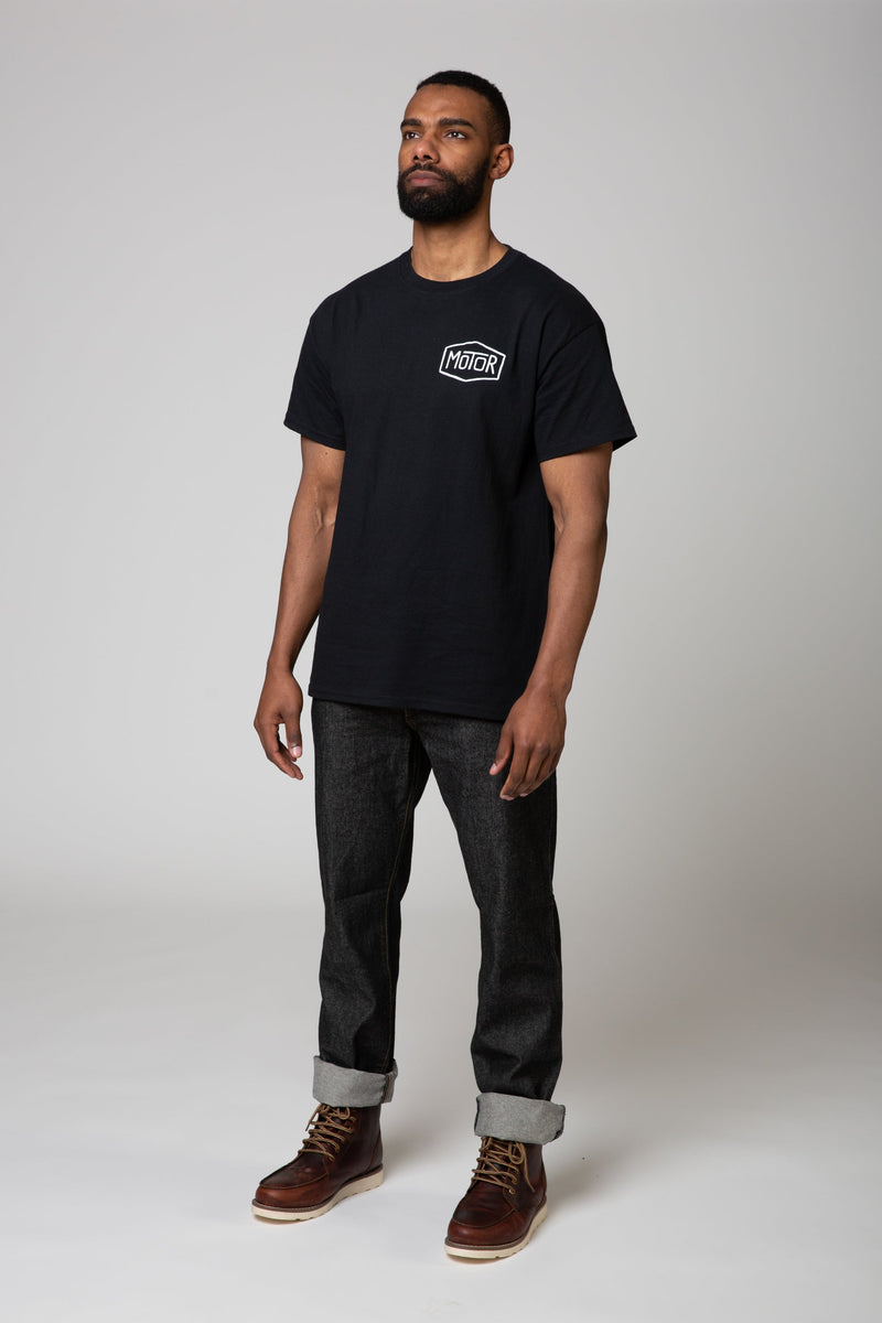 Black Diamond Back Print T-Shirt