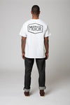 White Diamond Back Print T-Shirt