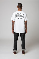 White Diamond Back Print T-Shirt