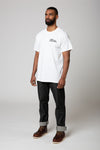 White Winged Chest Print T-Shirt