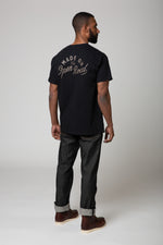 Brown Winged Chest Print T-Shirt