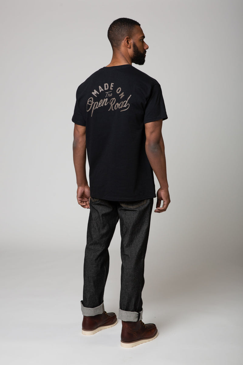 Brown Winged Back Print T-Shirt